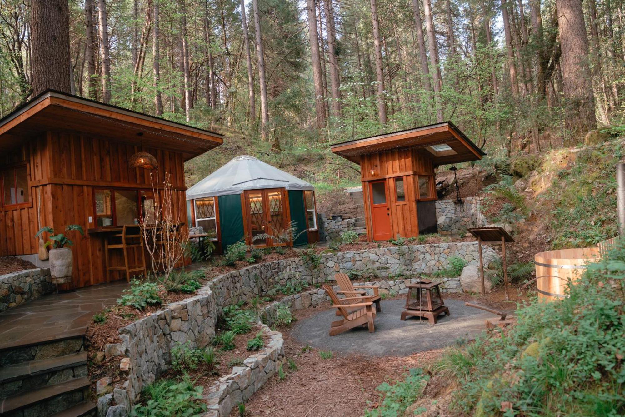Magical Yurt In The Woods - 2 Miles From Town Hotell Nevada City Eksteriør bilde