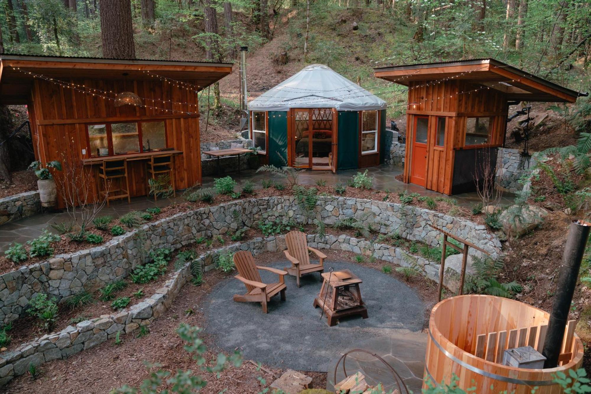 Magical Yurt In The Woods - 2 Miles From Town Hotell Nevada City Eksteriør bilde