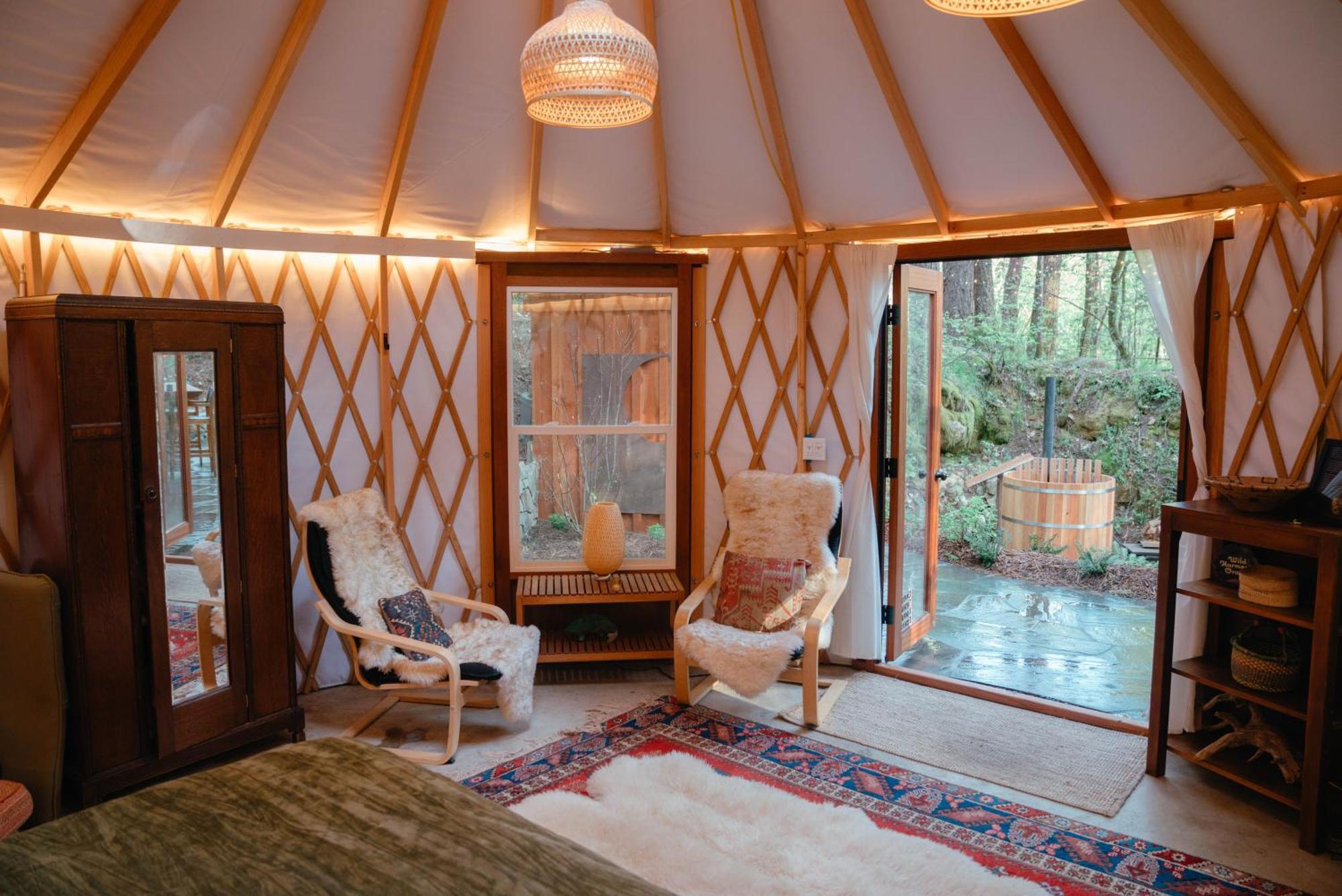 Magical Yurt In The Woods - 2 Miles From Town Hotell Nevada City Eksteriør bilde