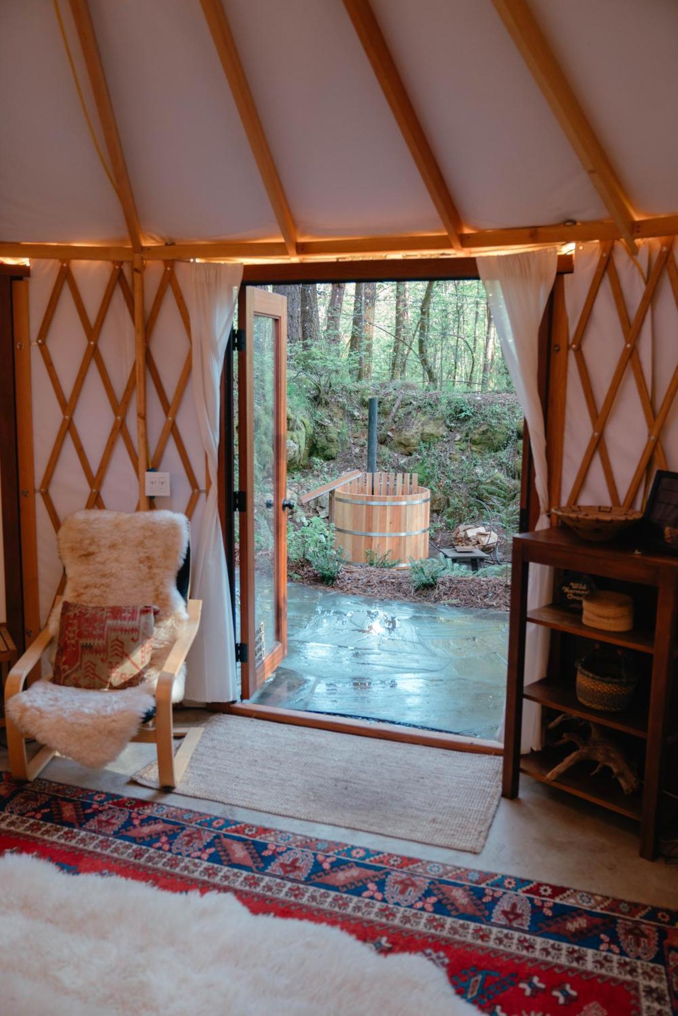 Magical Yurt In The Woods - 2 Miles From Town Hotell Nevada City Eksteriør bilde